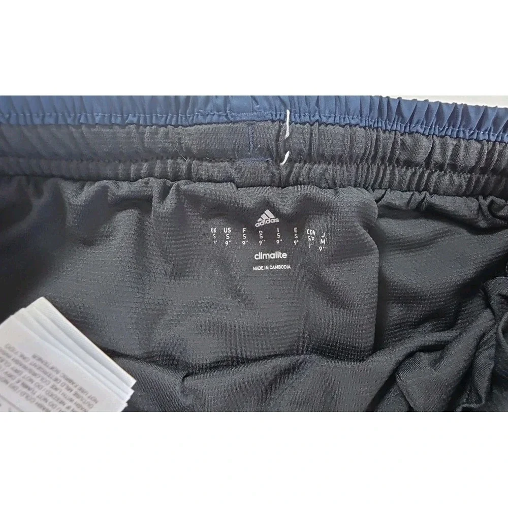 Adidas Shorts‎ Mens Small Blue Running Athletic Gym Training LINING  9